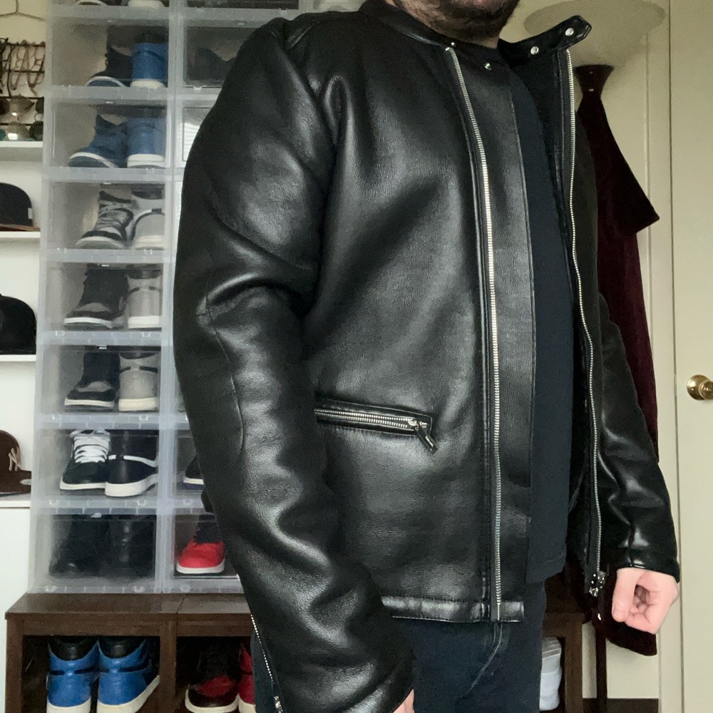 Zara (faux) leather jacket